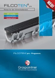 FILCOTEN pro Prospekt (3 MB) - BG Graspointner GmbH & Co KG