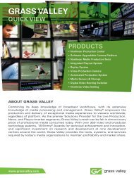 products - Grass Valley