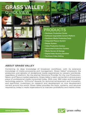 products - Grass Valley