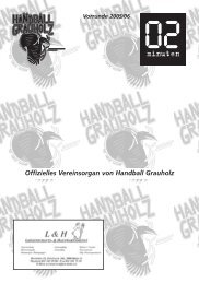 Offizielles Vereinsorgan von Handball Grauholz