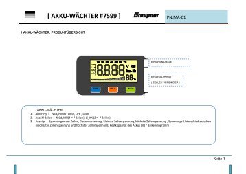 battery guard #7599 - Graupner