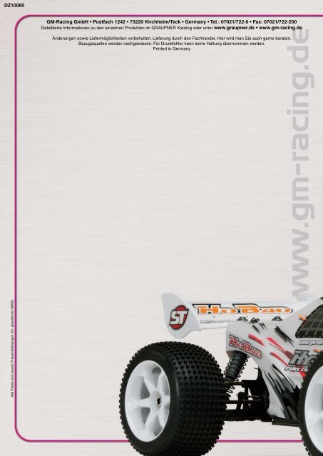 1/14th Scale SHAFT DRIVE 4WD - Graupner