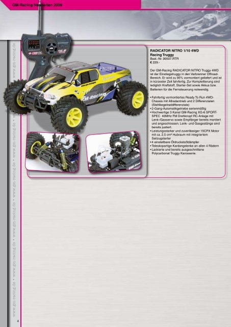 1/14th Scale SHAFT DRIVE 4WD - Graupner