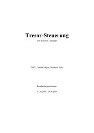 Tresor-Steuerung