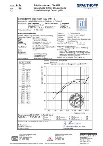 1.5b Schallschutz nach DIN 4109 - Grauthoff