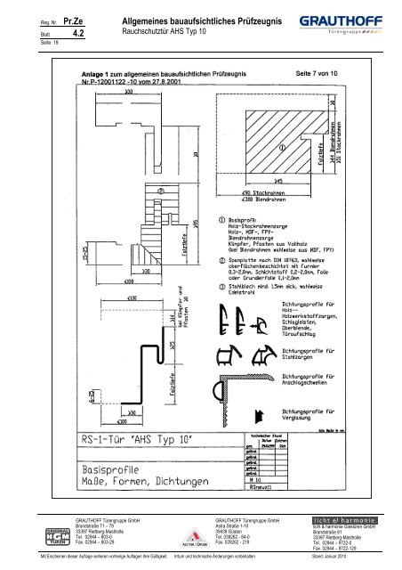 4.2 Allgemeines bauaufsichtliches Prüfzeugnis - Grauthoff