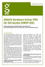 Garantie/Versicherungsbedingungen zum Hardware-Schutz ... - Gravis