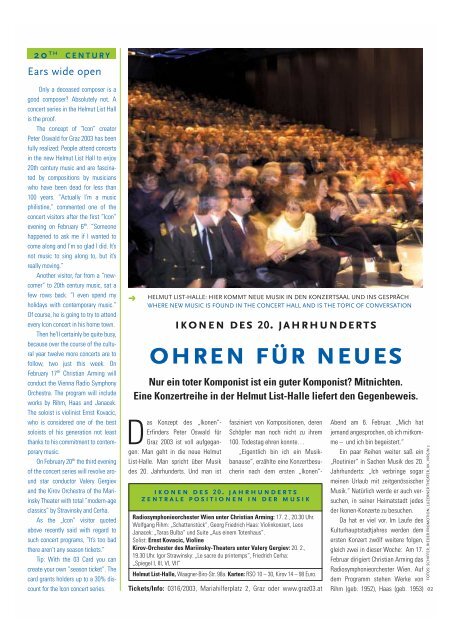 Ausgabe 08.qxd - Graz 2003