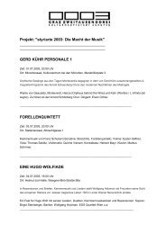 programm styriarte 2003 juli.pdf - Graz 2003