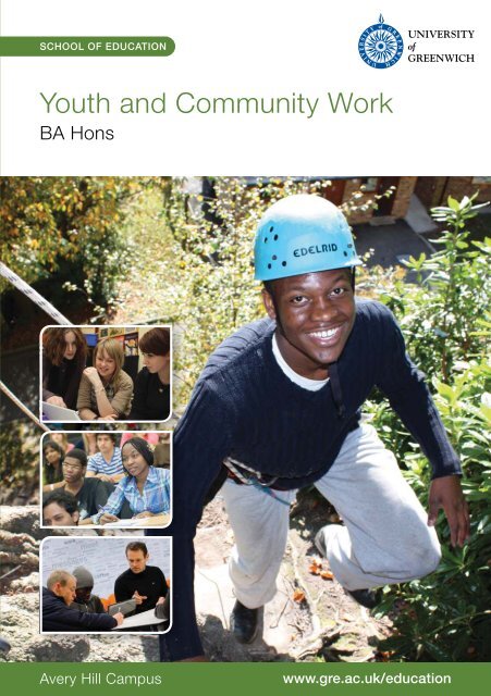 Youth and Community Work - University of Greenwich