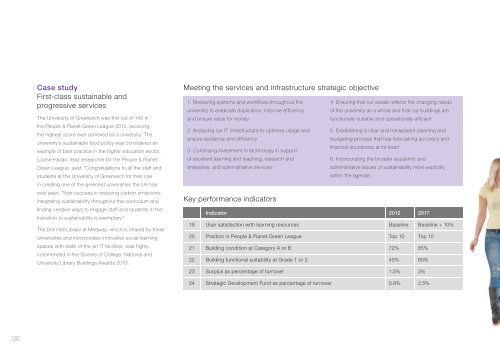 University of Greenwich Strategic Plan 2012-17, 'Making