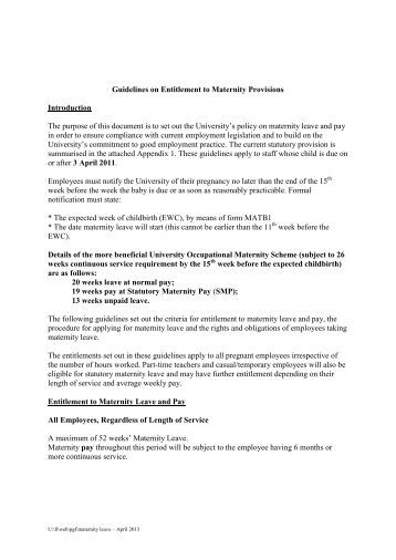 maternity leave procedure Leave and, where appropriate, maternity leave, paternity leave, adoption leave and shared parental leave parental leave policy and procedure, v3 may 2015. maternity leave procedure Leave and, where appropriate, maternity leave, paternity leave, adoption leave and shared parental leave parental leave policy and procedure, v3 may 2015.