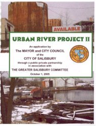 Urban River Priority Places Application, 2005 - Greater Salisbury ...