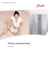 Danfoss warmtepompen - Fortes Import