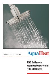 RVS Boilers en warmwatersystemen 100-5000 liter - Fortes Import