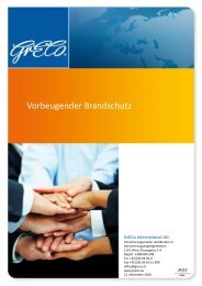 Vorbeugender Brandschutz - GrECo