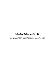 GReddy Intercooler Kit