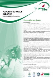 FLOOR & SURFACE CLEANER - Green Care