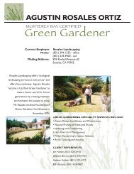 Green Gardene - The Monterey Bay Green Gardener Program