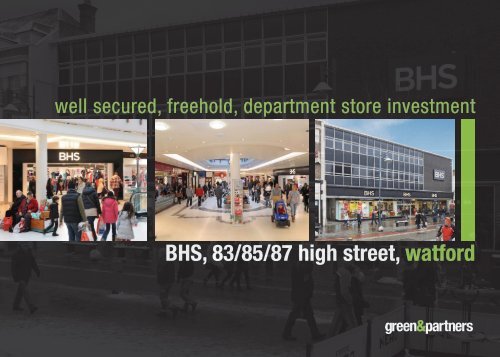 BHS, 83/85/87 high street, watford - Green & Partners