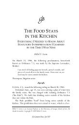 THE FOOD STAYS IN THE KITCHEN - The Green Bag
