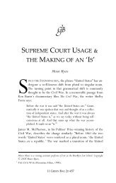 Supreme Court Usage & the Making of an - The Green Bag