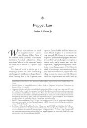 6 Puppet Law - The Green Bag