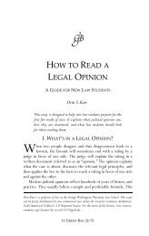 How to Read a Legal Opinion - The Green Bag