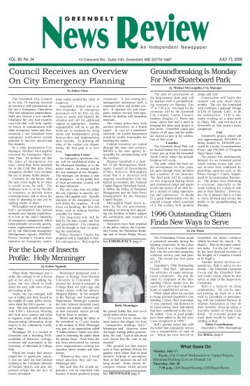 July 13 - Greenbelt News Review