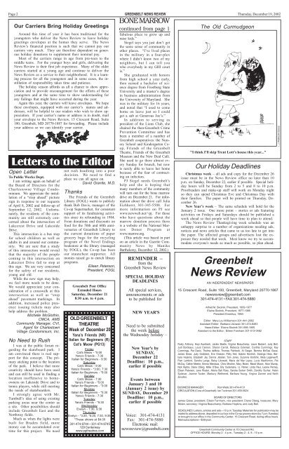 GNR 121902 print.pmd - Greenbelt News Review