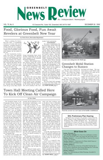 December 28 - Greenbelt News Review