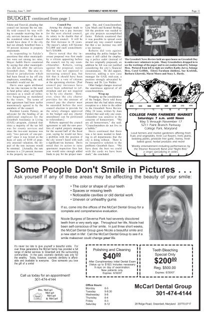 GNR 060707 print.indd - Greenbelt News Review