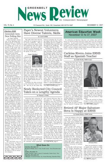 GNR 121307 print.indd - Greenbelt News Review