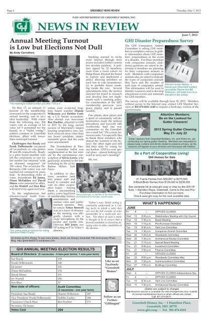 June 7 - Greenbelt News Review