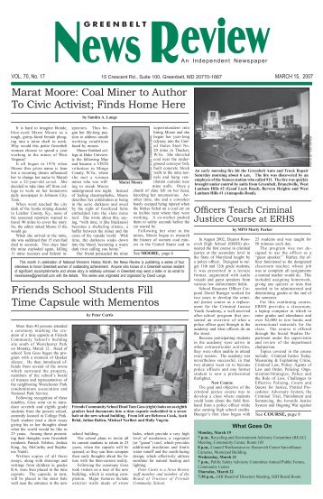 March 15 - Greenbelt News Review