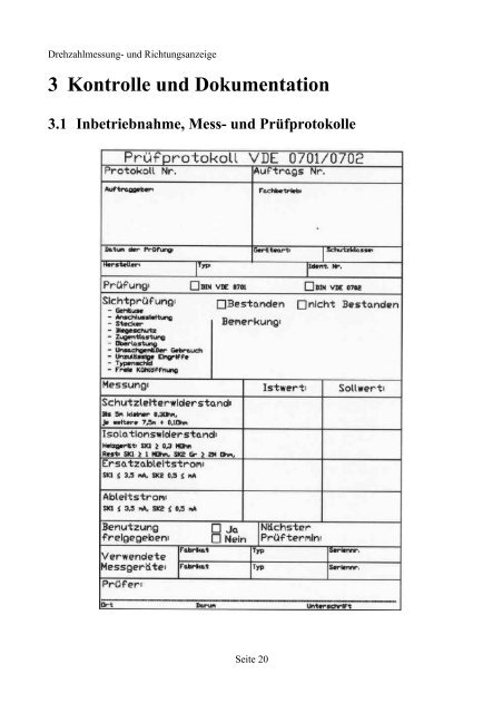 Drehzahlmessung mit Drehrichtungsanzeige