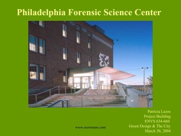 Philadelphia Forensic Science Center - Greendesignetc.net