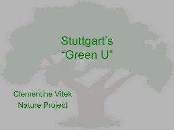 Stuttgart's “Green U” - Greendesignetc.net