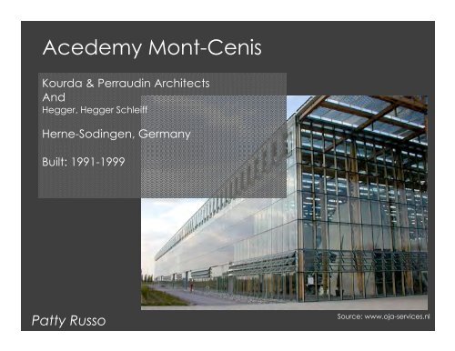 Academy Mont-Cenis - Greendesignetc.net