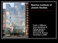 Spertus Institute of Jewish Studies - Green Design Etc