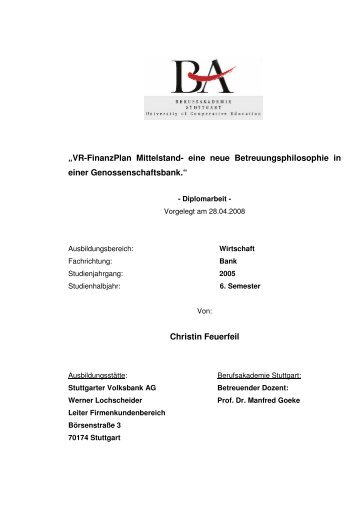 Diplomarbeit Christen Feuerpeil SVB.pdf - Erfolg in der ...