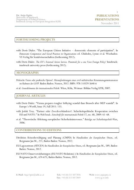 presentations - Gratis Webserver