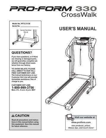 USER'S MANUAL - Green Fit Co.