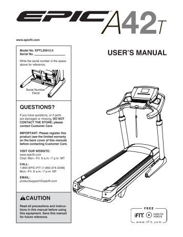 USER'S MANUAL - Green Fit Co.