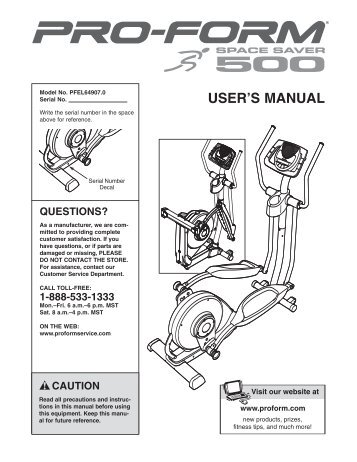 USER'S MANUAL - Green Fit Co.