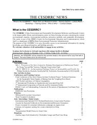 THE CESDRRC NEWS