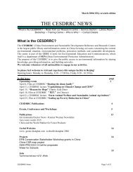 THE CESDRRC NEWS