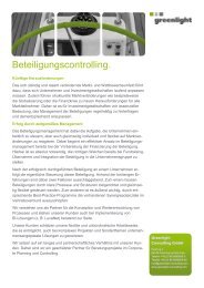 Beteiligungscontrolling. - Greenlight Consulting