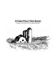 A FARM FIELD TRIP GUIDE - Green Mountain Farm-to-School