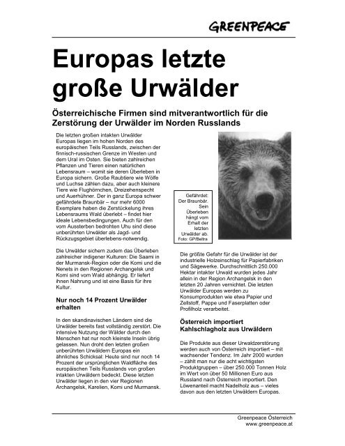 Europas letzte große Urwälder